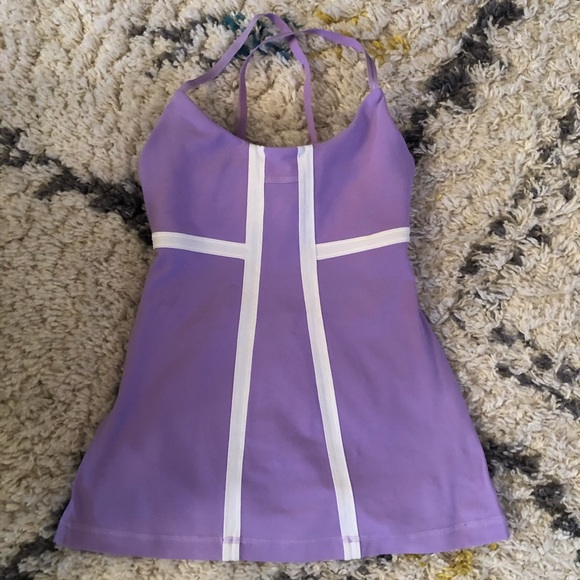 Lululemon Purple Workout Tank Top Sz 4 - Picture 2 of 8